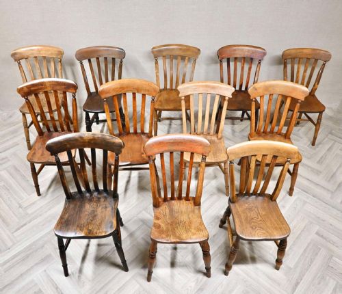12x Windsor Lathback Kitchen Chairs