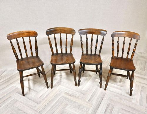 4x Farmhouse Country Kitchen Windsor Chairs