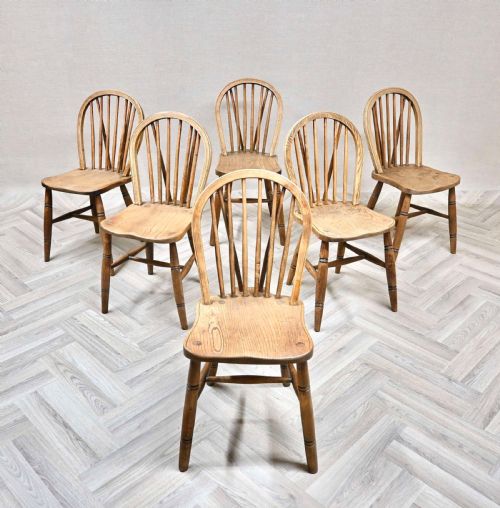 Set 6 High Wycombe Windsor Kitchen Chairs