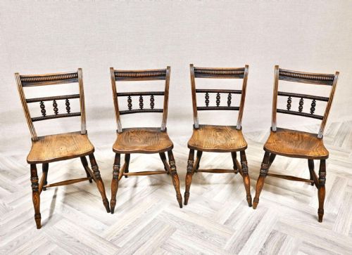 Set 4 Quality Windsor Kitchen Barback Chairs
