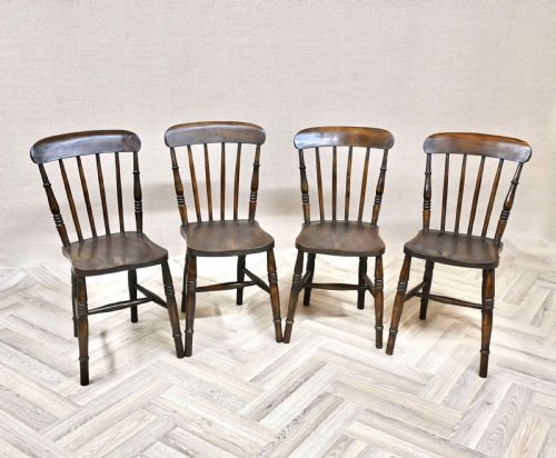 Set 4 Windsor Stickback Kitchen Chairs