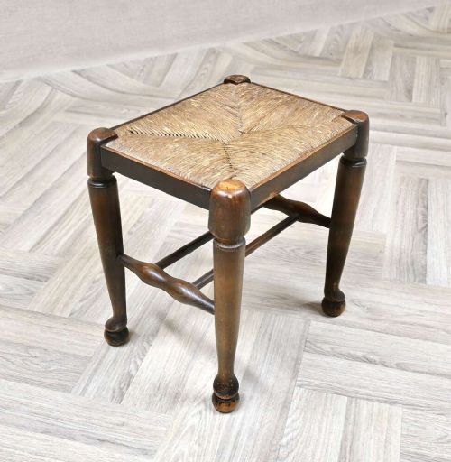 Rush Seated Stool View III