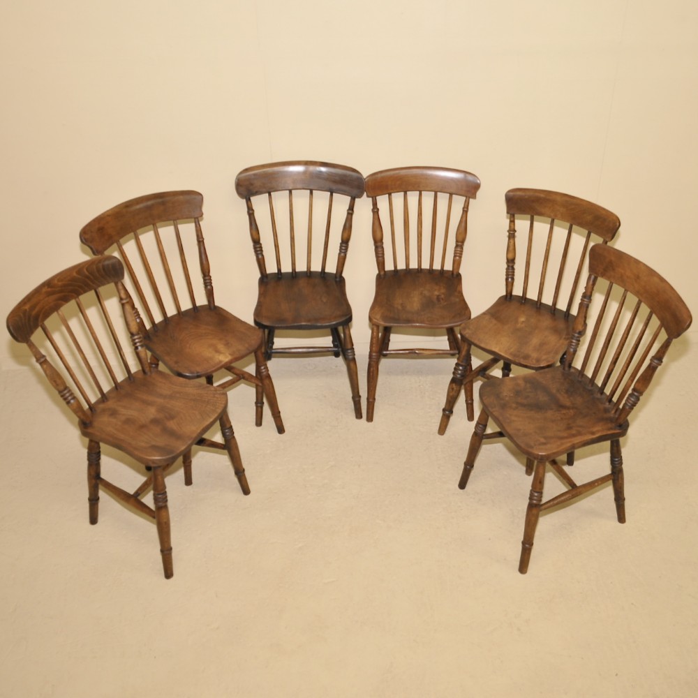 6 Stickback Kitchen Chairs