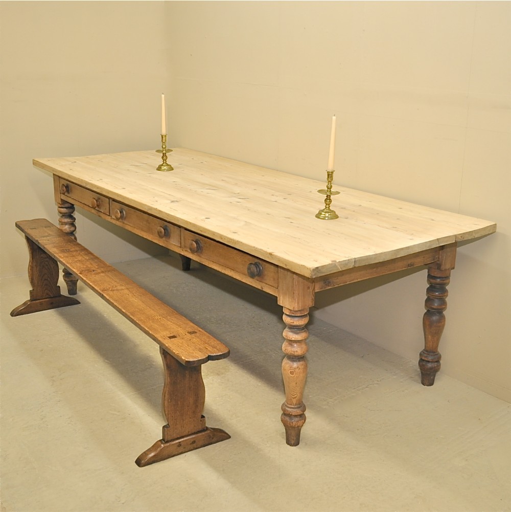 Pine Farmhouse Kitchen Table