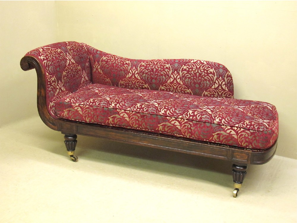 Rosewood Chaise Longue