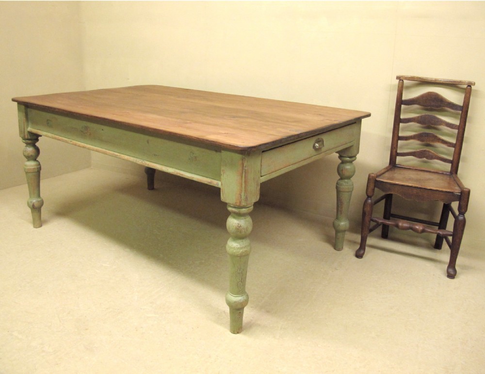 Antique Pine Kitchen Table