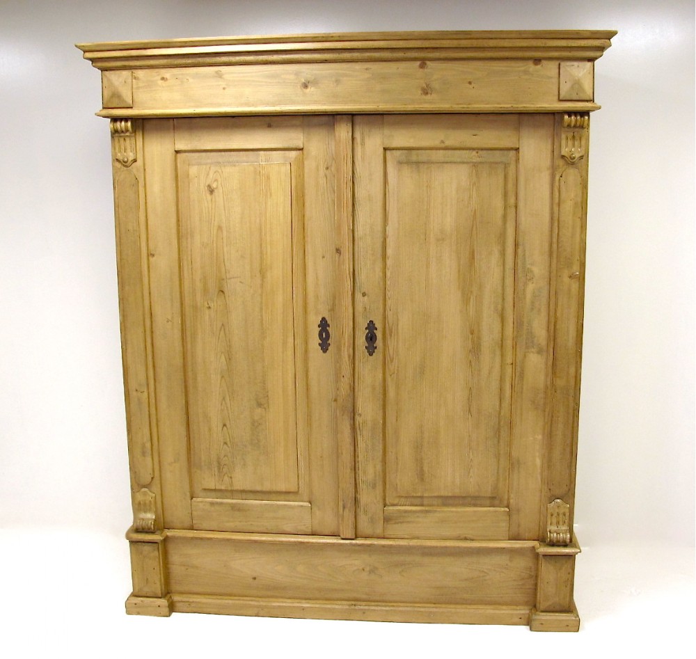 Antique Pine Wardrobe