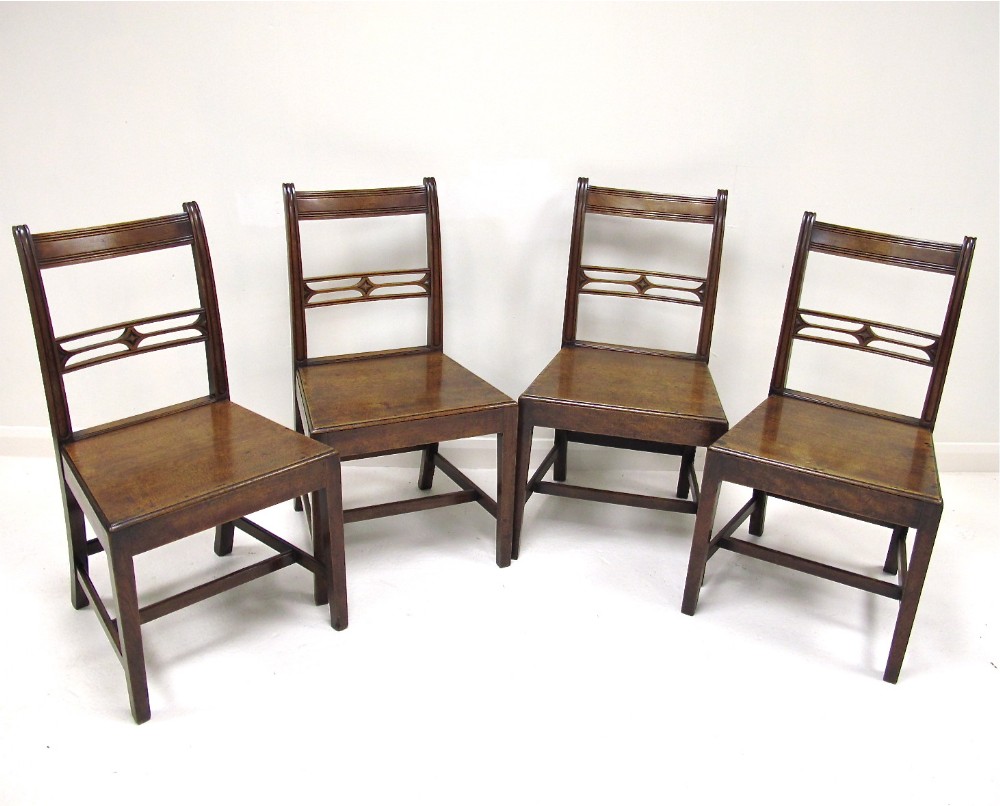 C19th Birch Wood Dining Chairs