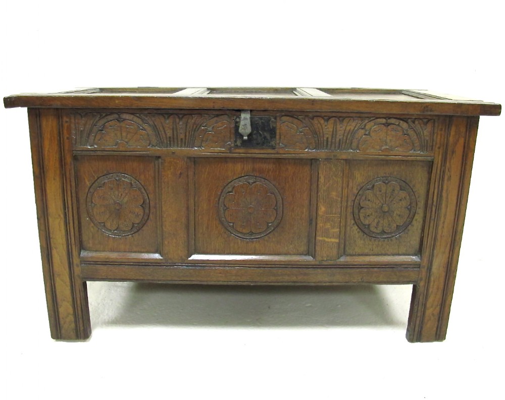 Antique Oak Coffer