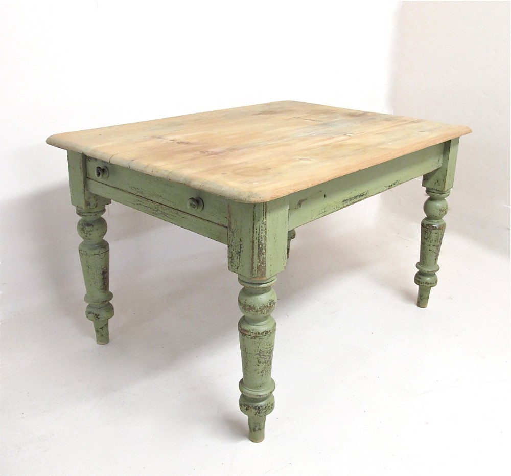 Antique Pine Kitchen Table