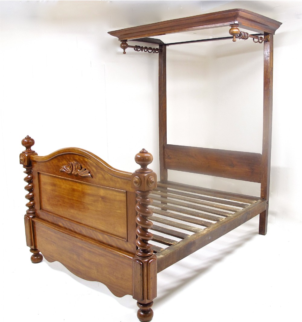 Mahogany Half Tester Bed