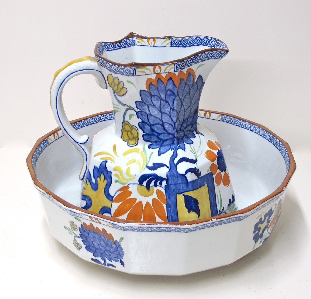 Ironstone Jug & Bowl
