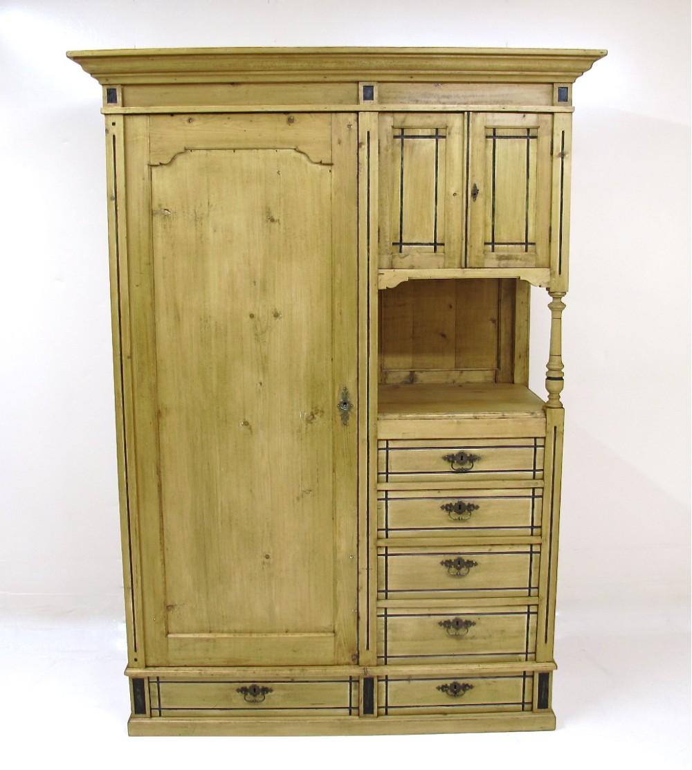 Pine Combination Wardrobe
