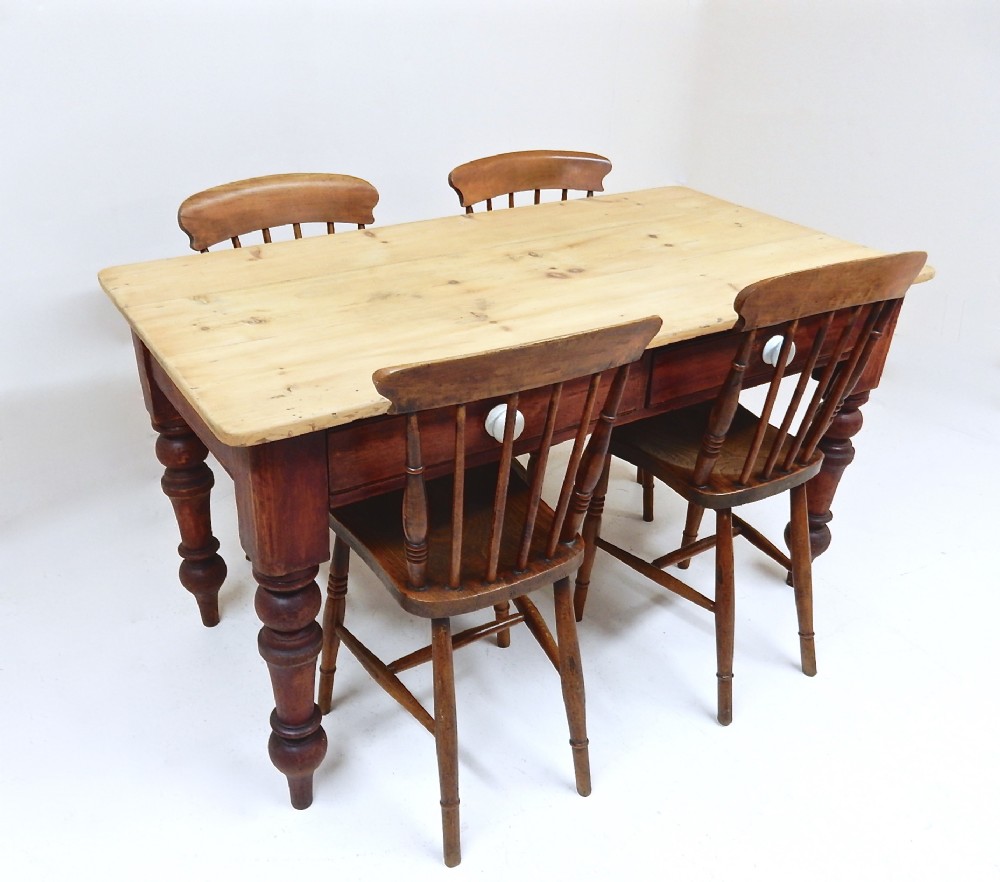 Pine Farmhouse Kitchen Table