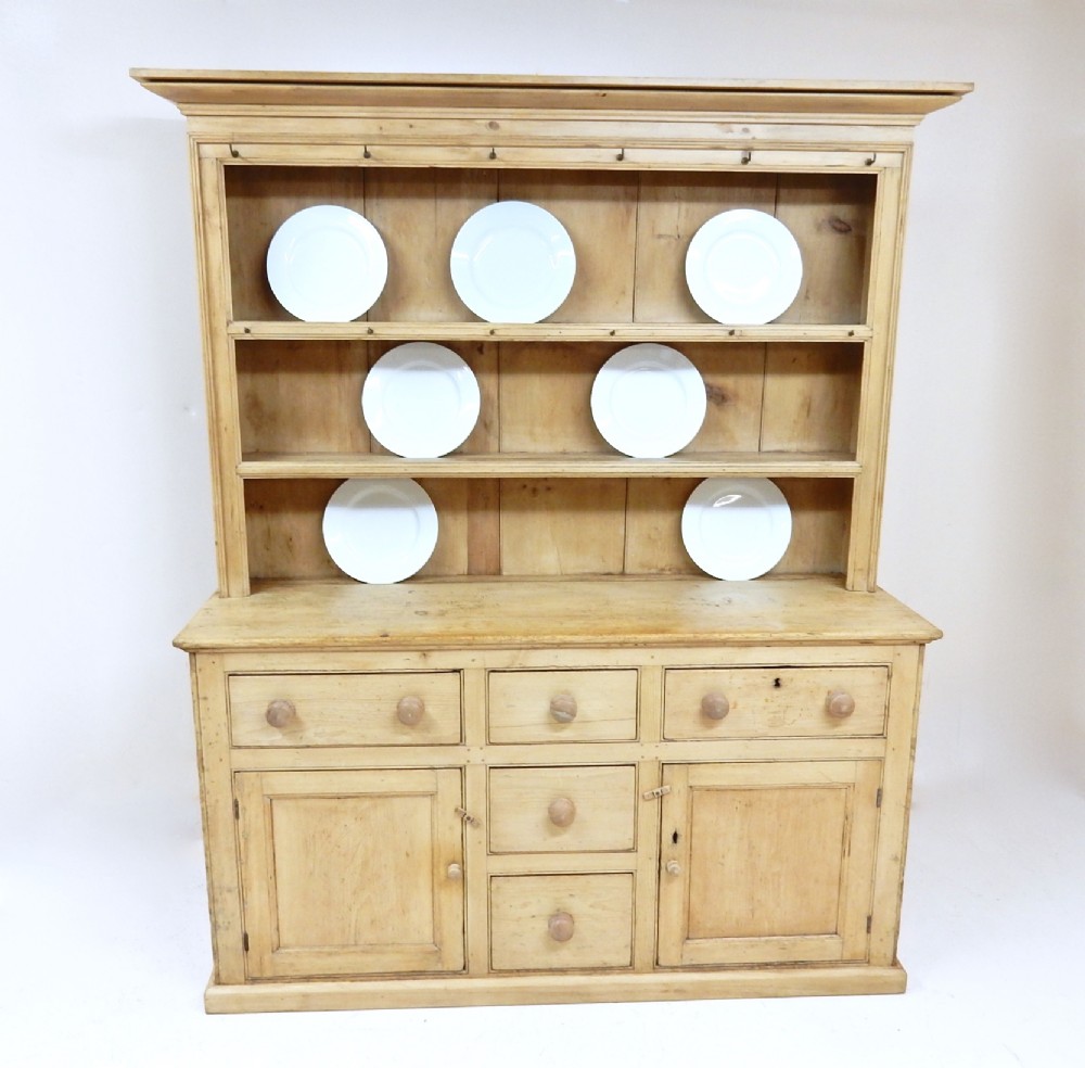 Antique Pine Kitchen Dresser