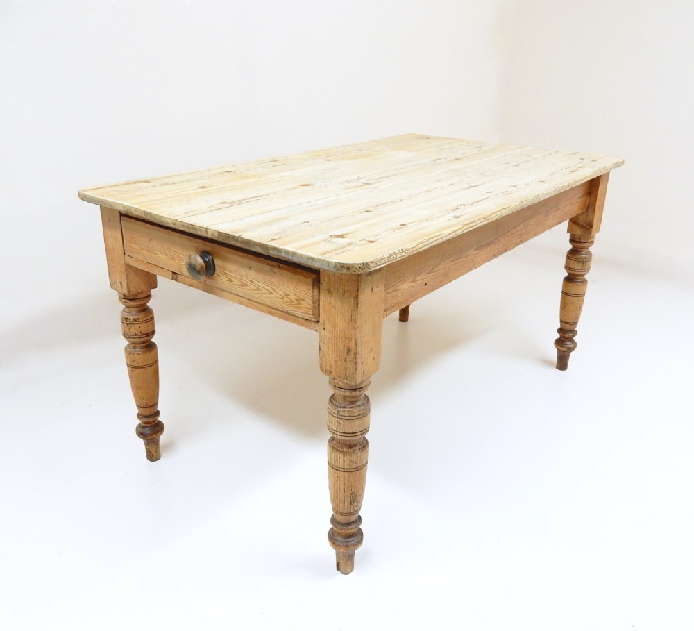 Antique Pine Kitchen Table