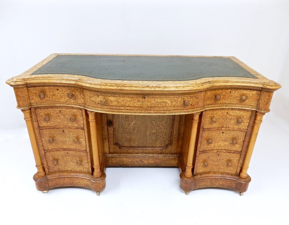 Ash Pedestal Desk