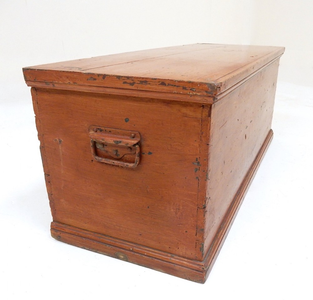 Antique Pine Blanket Box