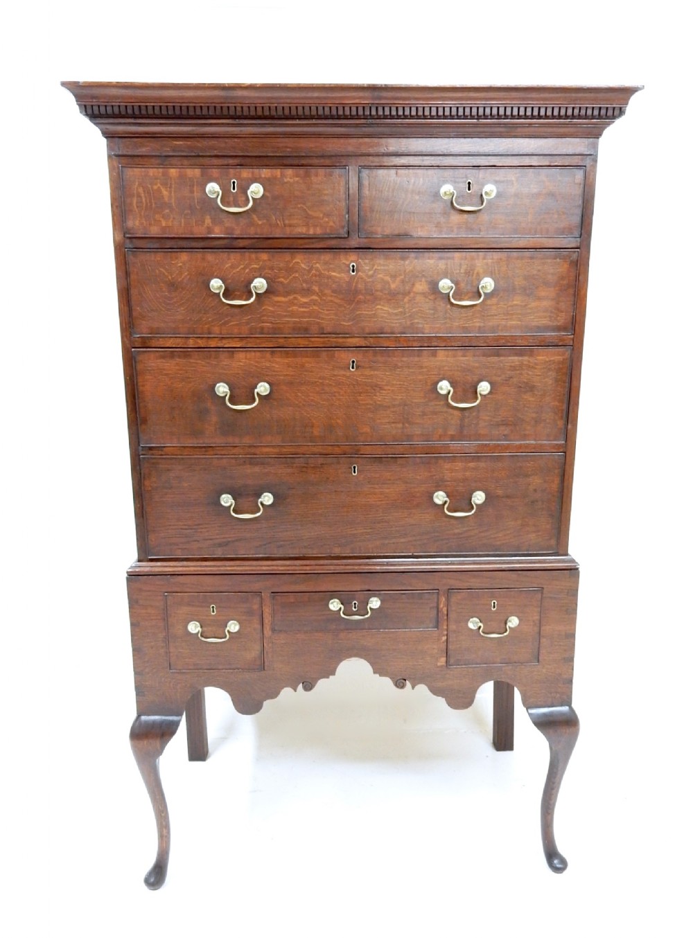 Antique Oak Tallboy