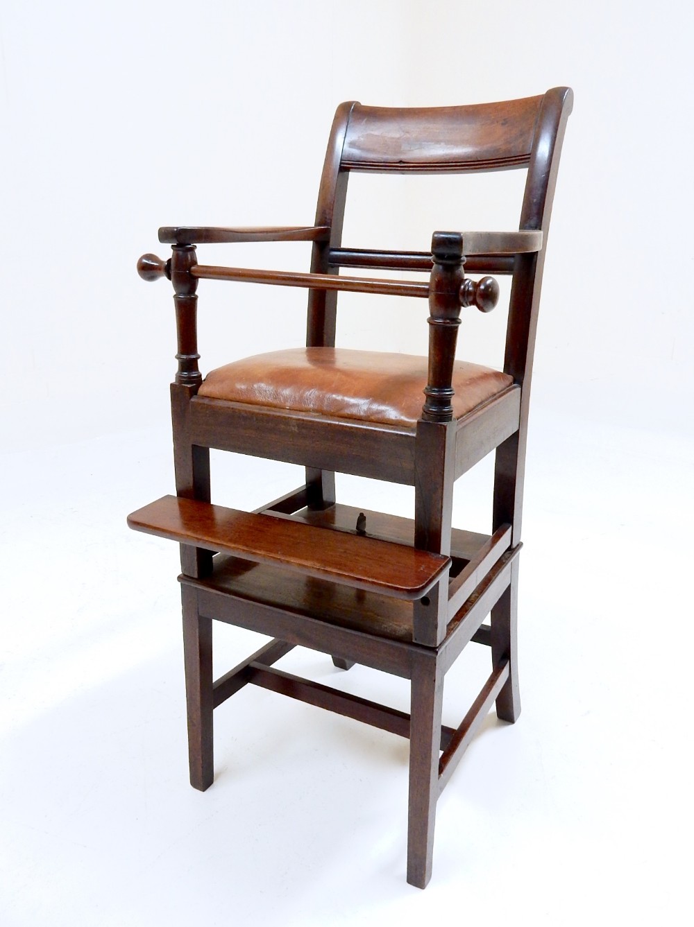 Mahogany Child's Highchair