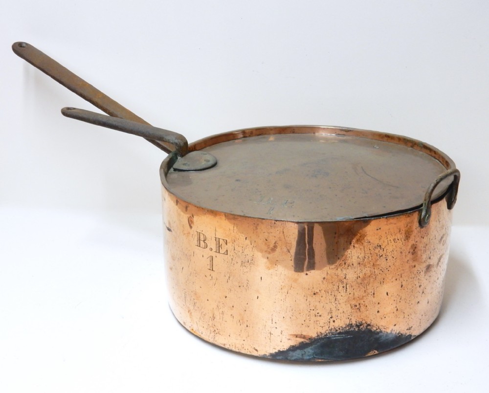 Victorian Copper Pan & Lid