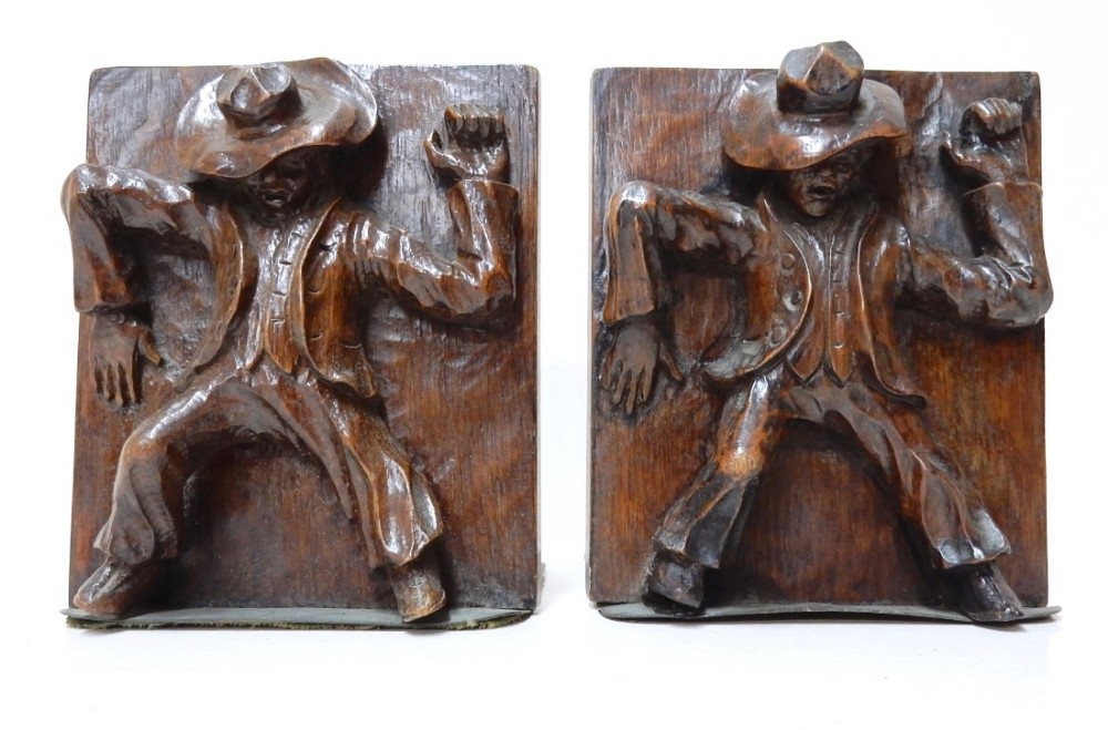 Oak Bookends