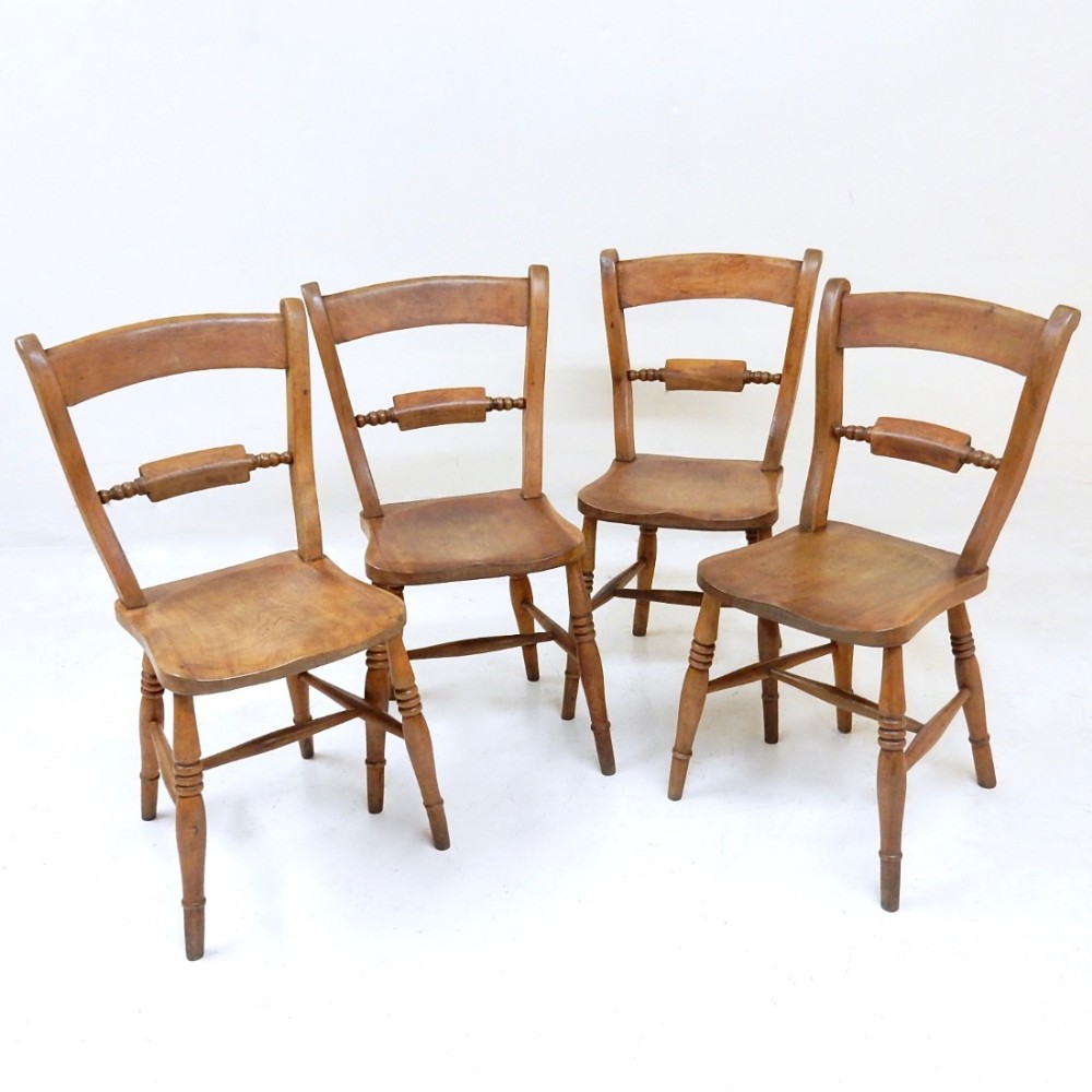 4x Windsor Kitchen Dining Chairs 