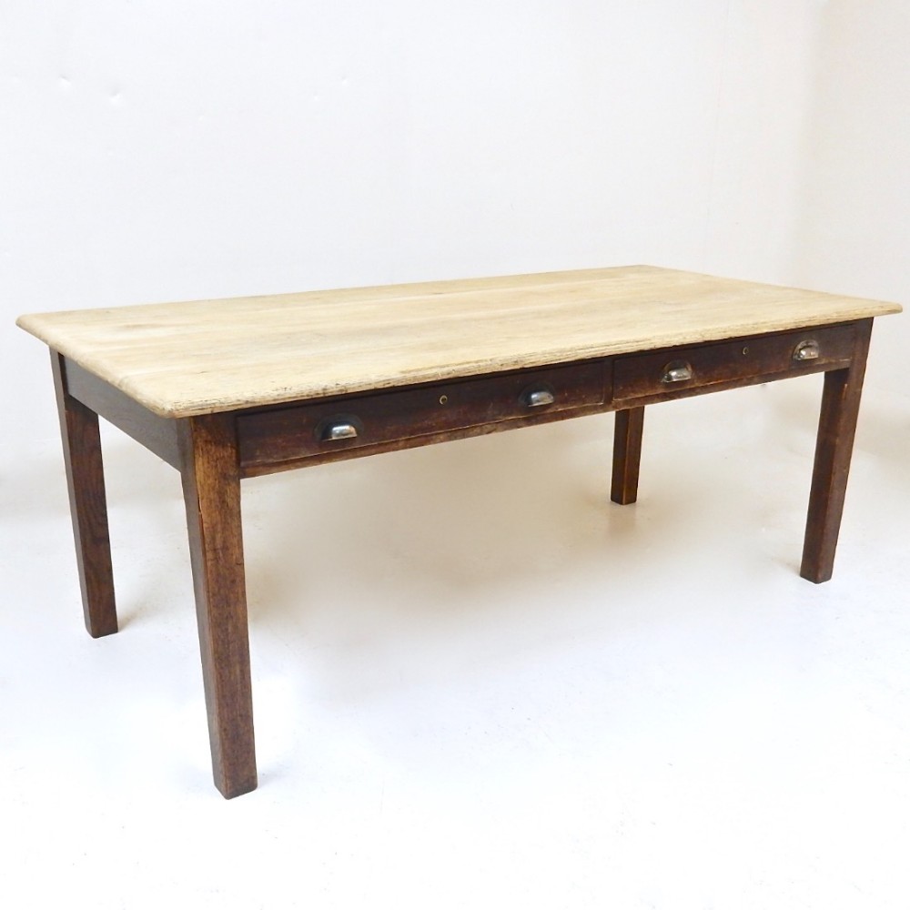 Oak Farmhouse Table