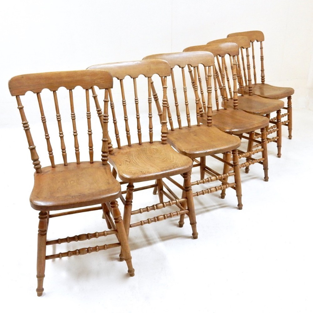 Set of 6 Windsor Kitchen Chairs
