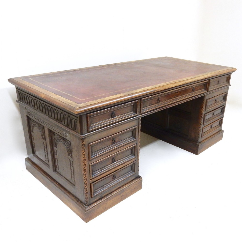 Large Oak Desk