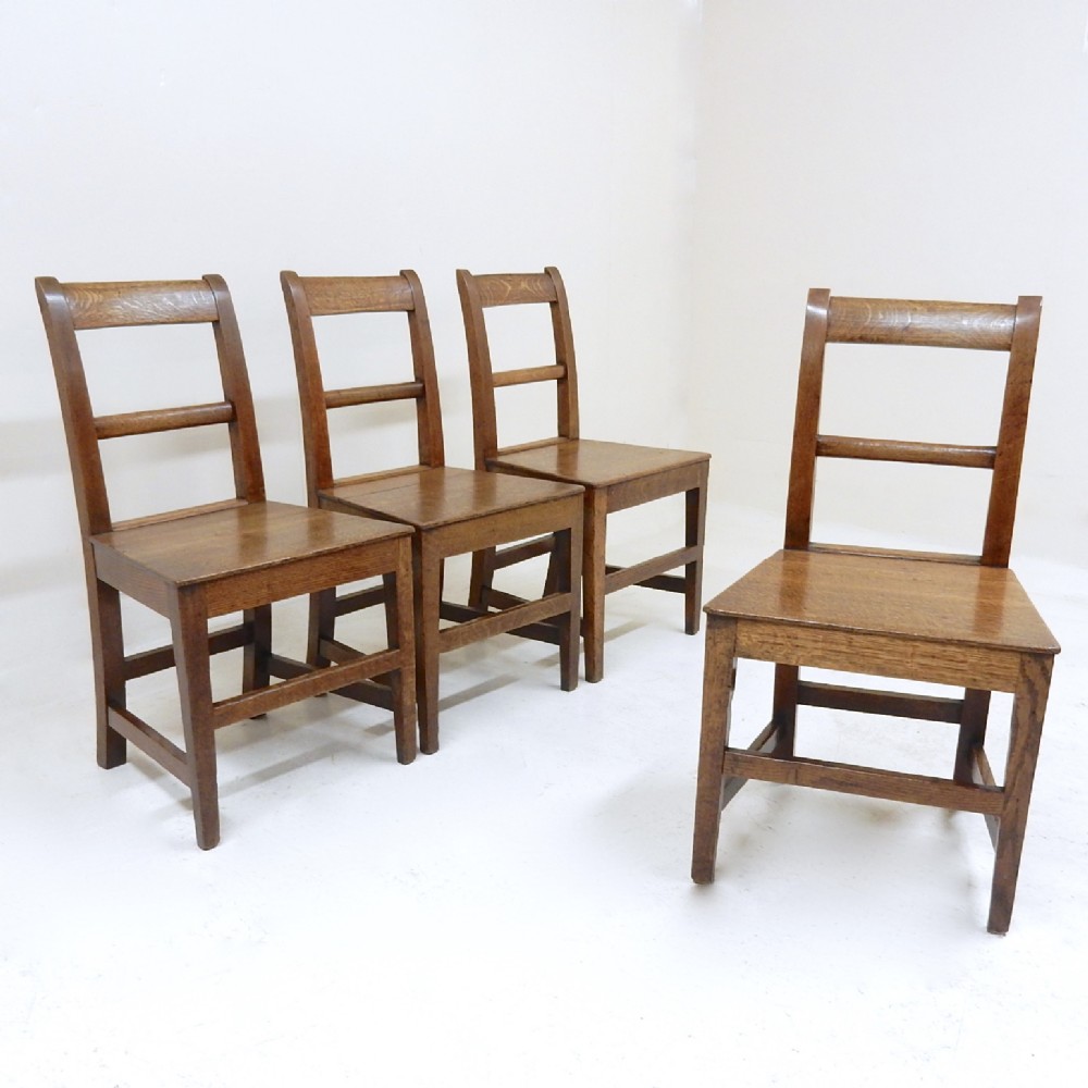Oak Dining Chairs (4)