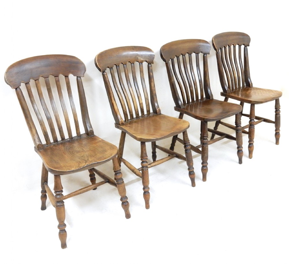Set 4 Windsor Kitchen Chairs