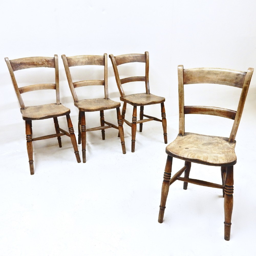 Set 4 Windsor Kitchen Chairs