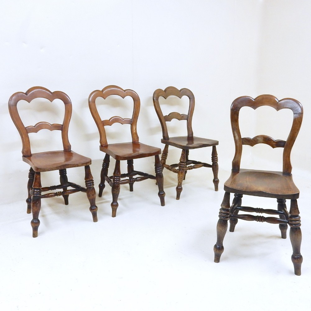 4 Windsor Kitchen Dining Chairs