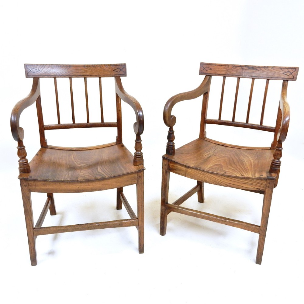Two Carver Armchairs