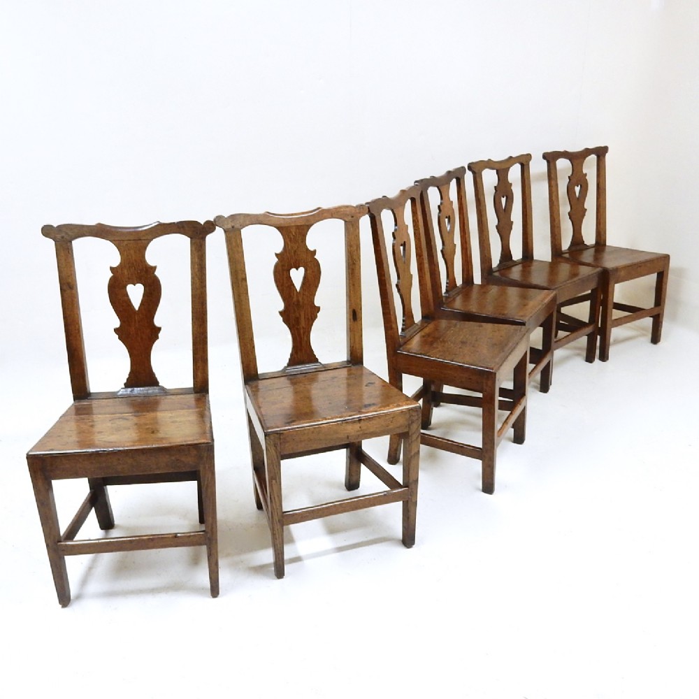 Oak Dining Chairs x6