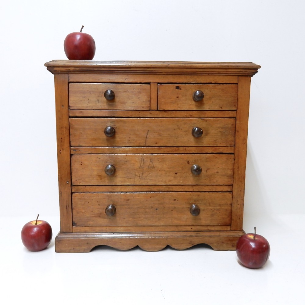 Miniature Satinwood Chest of Drawers
