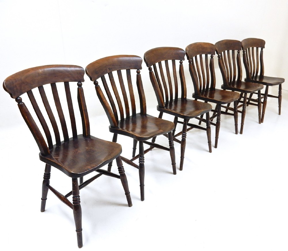 Set 6 Windsor Kitchen Chairs