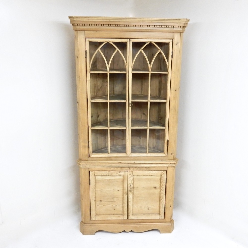 Pine Corner Cupboard