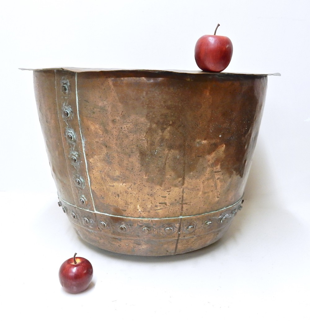 C19th Copper Cauldron