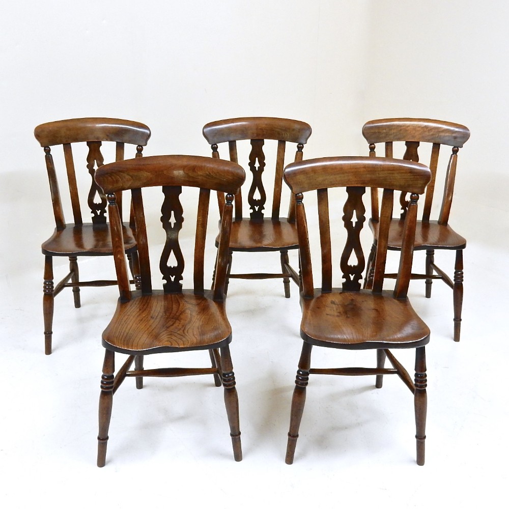 Windsor Kitchen Chairs x5
