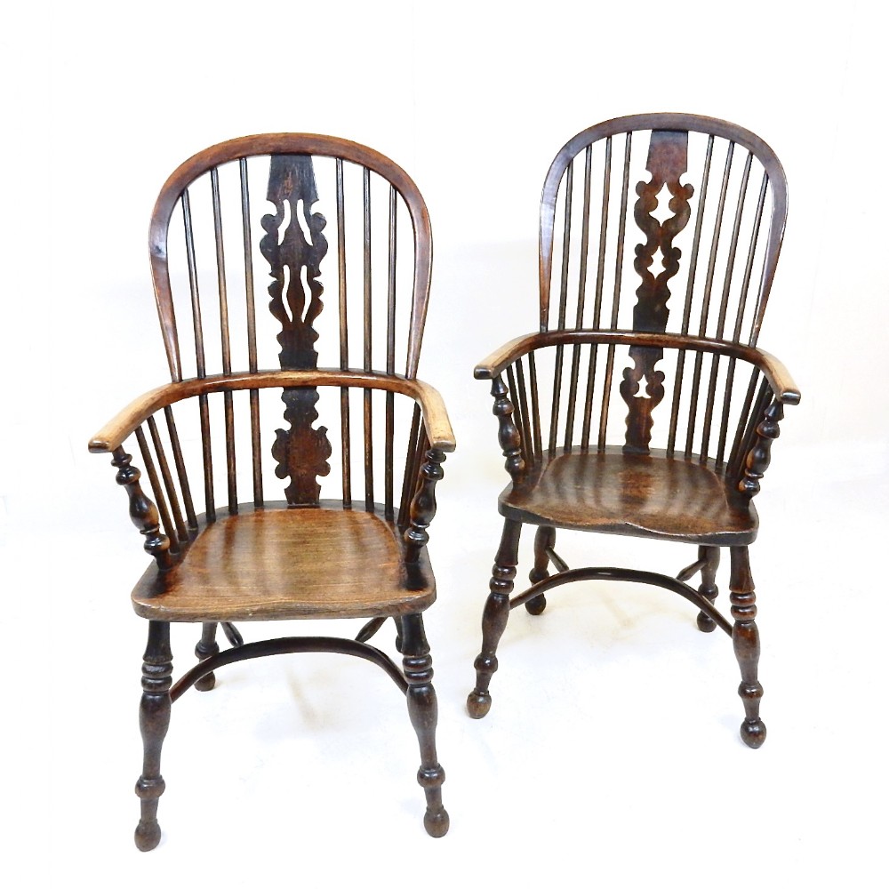 Antique Windsor Armchairs x2