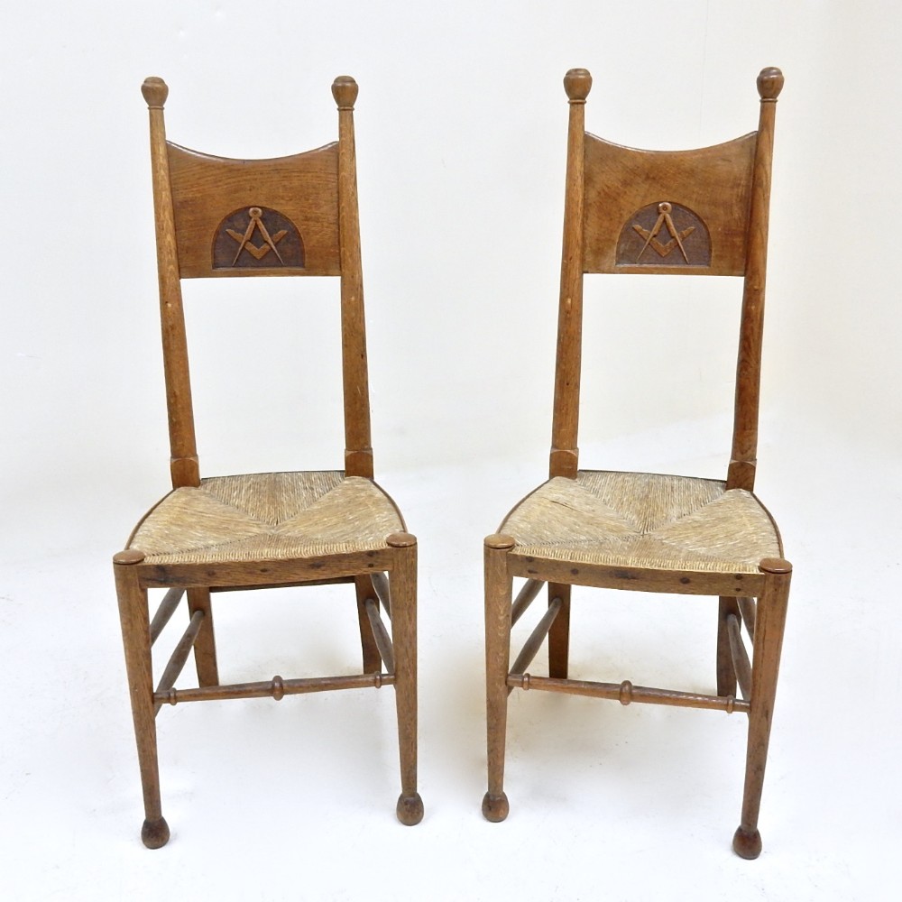 Pair of Masonic Chairs 