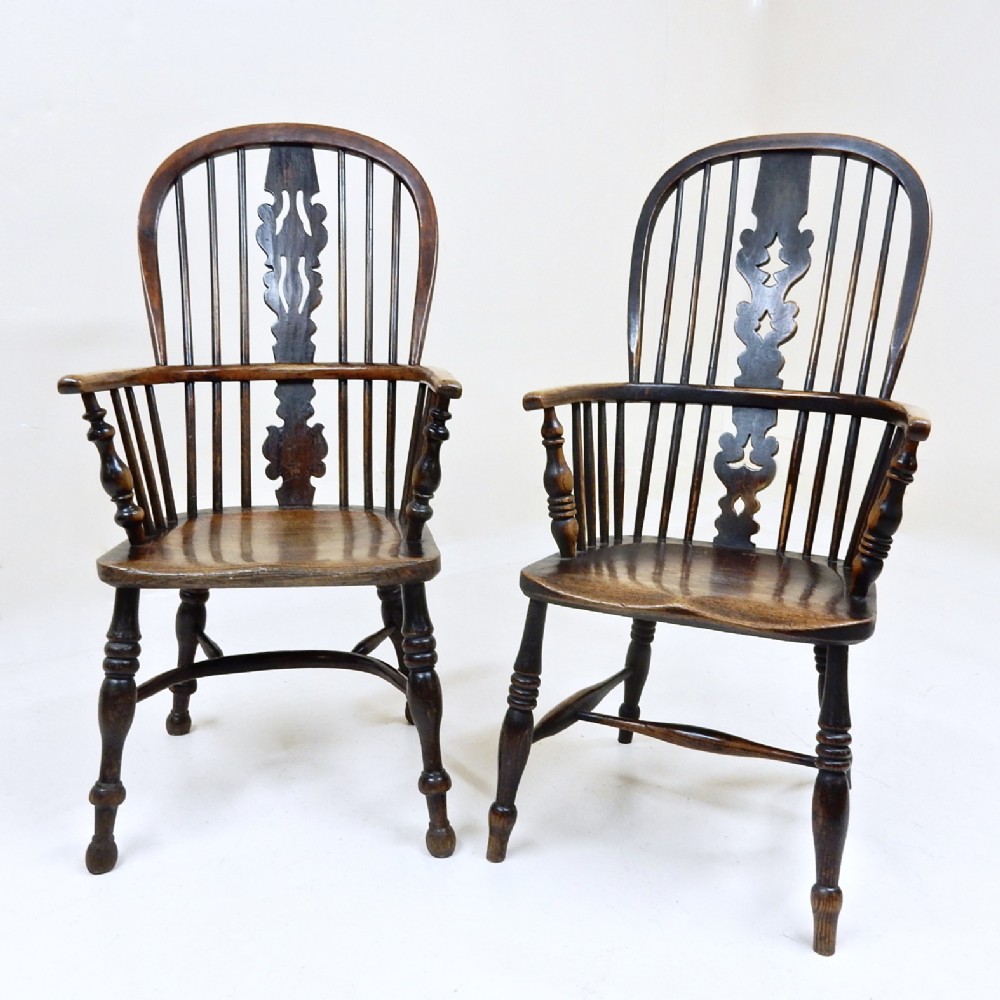 Antique Windsor Armchairs x2