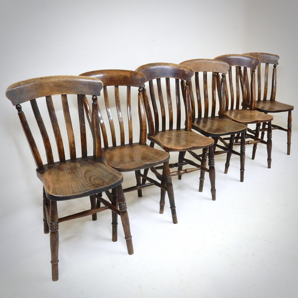 6x Country Kitchen Chairs