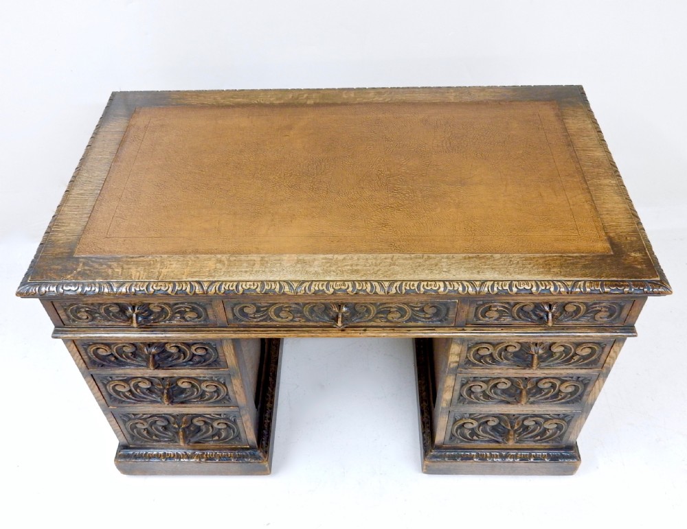 Small Oak Desk View IV