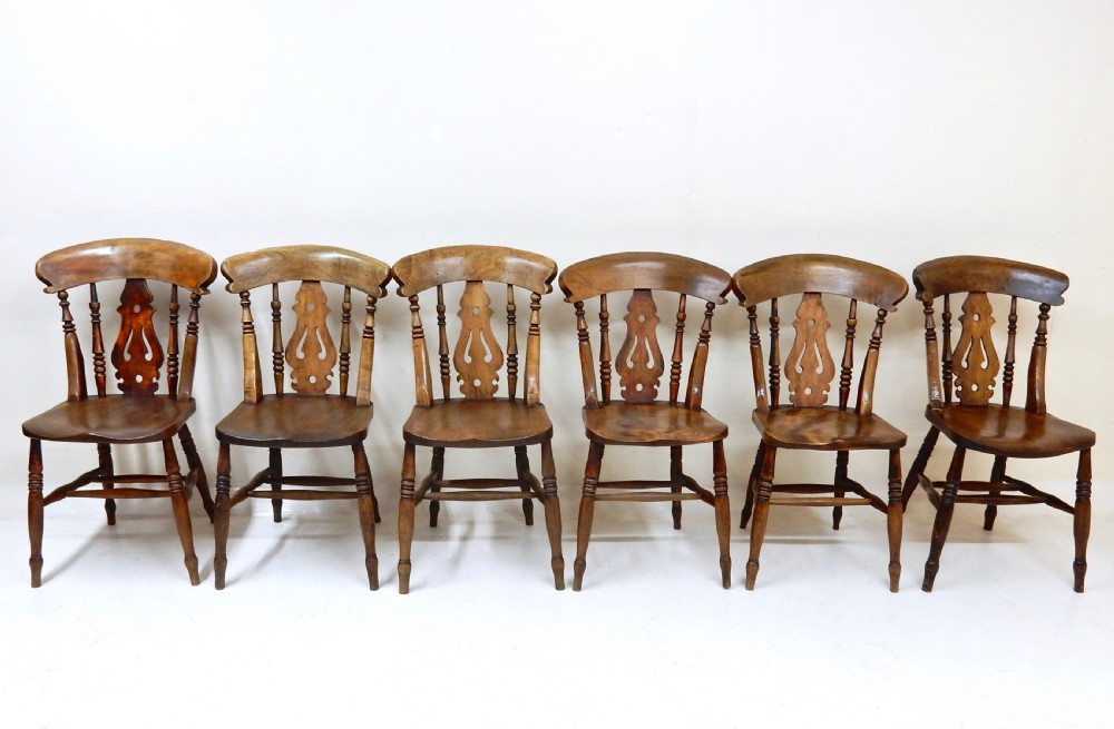6x Windsor Kitchen Chairs View IV