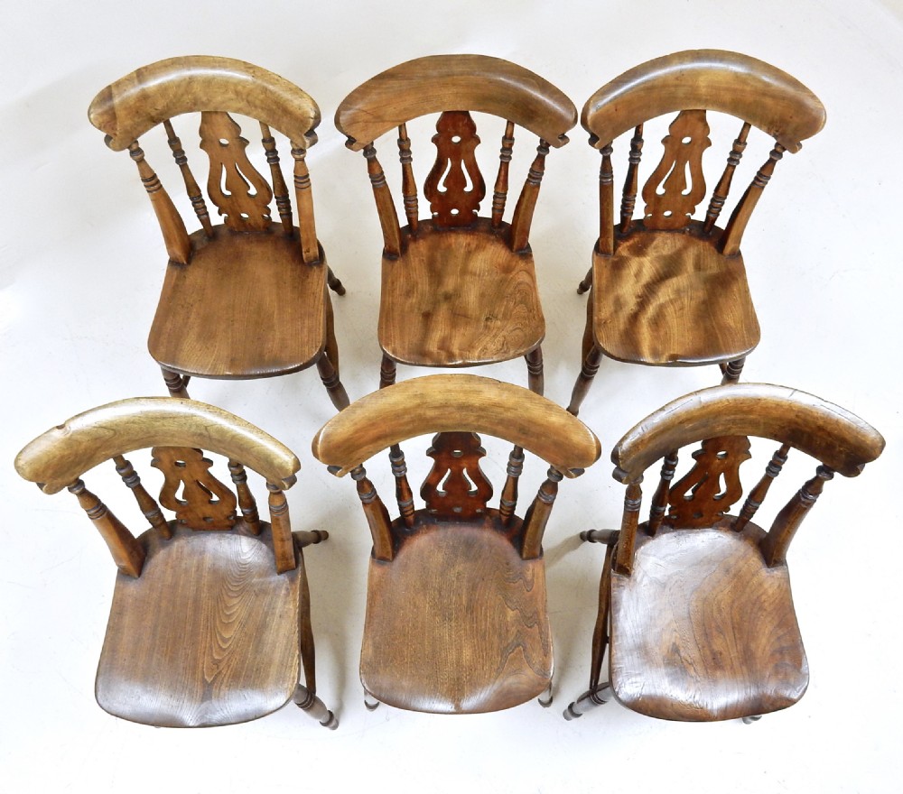 6x Windsor Kitchen Chairs View VI