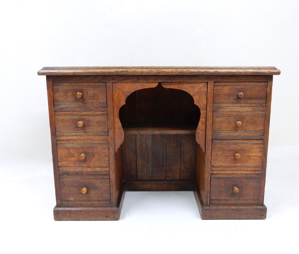 Small Oak Desk View III