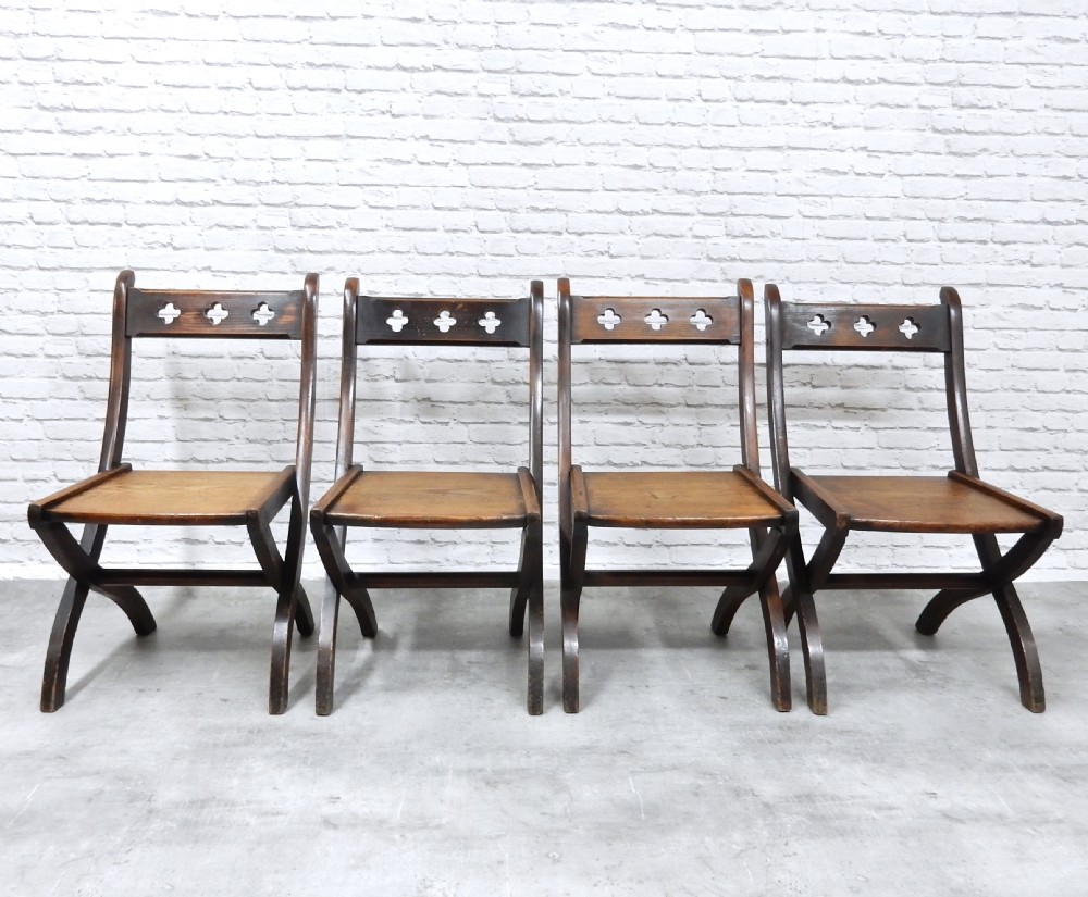 Gothic Revival Chairs x4 View IV